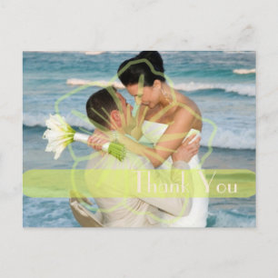 Cartes postales Merci mariage insérez vos photos