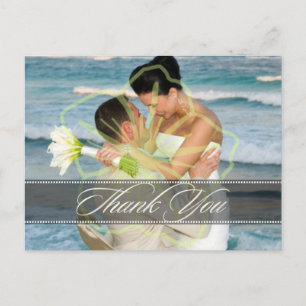 Cartes postales Merci mariage insérez vos photos