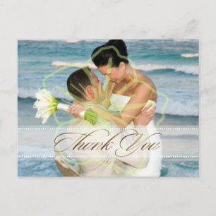 Cartes postales Merci mariage insérez vos photos