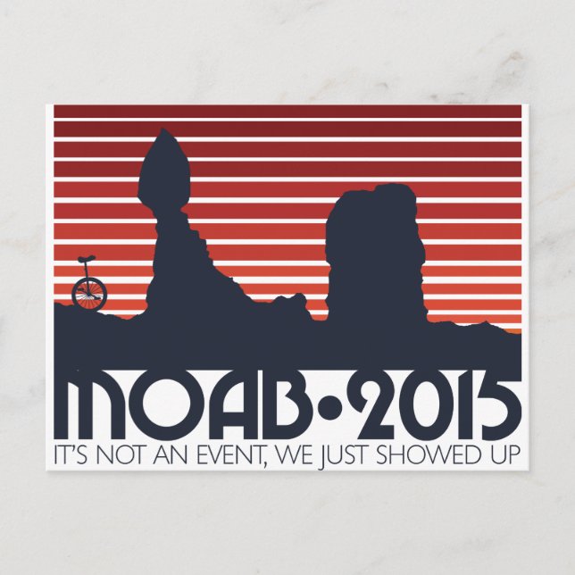 Cartes postales Moab 2015 - rouge (Devant)