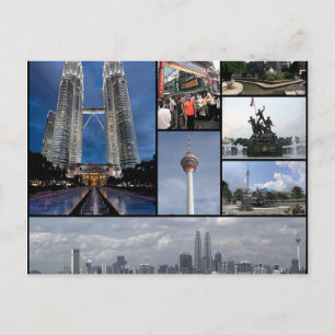 Cartes Postales Monuments De Kuala Lumpur, Malaisi