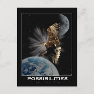 Cartes postales motivantes pour l'aigle chauve