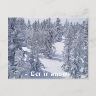 Cartes postales neigeuses