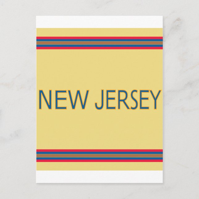 Cartes postales New Jersey (Devant)