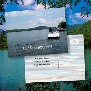 Cartes postales Nouvelle adresse Lake Home