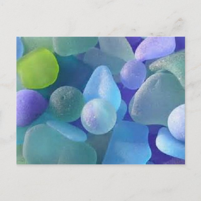 Cartes postales Ocean Treasures Sea Glass (Devant)