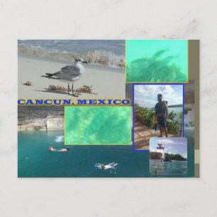 CARTES POSTALES PERSONNALISÉES - CANCUN COLLAGE 10