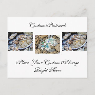 Cartes postales personnalisées Coquillages Agates