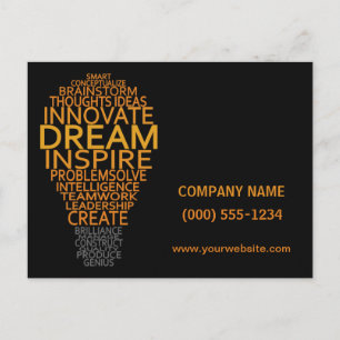 Cartes postales personnalisées Inspiron Light Bull