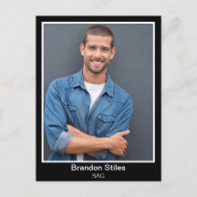 Cartes postales personnalisées pour acteurs