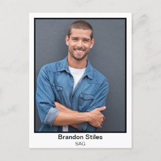 Cartes postales personnalisées pour acteurs