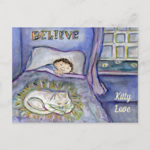 Cartes postales personnalisées Spirit Kitty Saluta