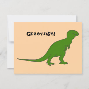 Cartes postales personnalisées Tyrannosaurus Dinos