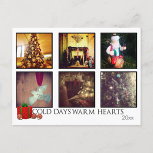 cartes postales photo de noël instagram