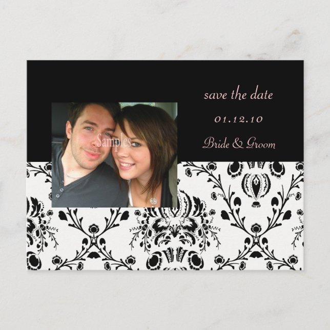 Cartes postales photo pour sauvegarder la date, (Devant)