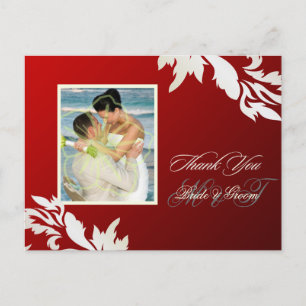 Cartes postales PixDezine Pearl Damask Merci