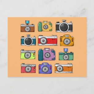 CARTES POSTALES POP ART CAMERAS