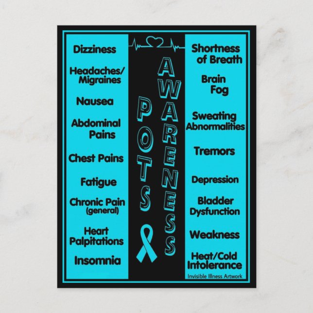 CARTES POSTALES...POTS - Symptômes (Devant)