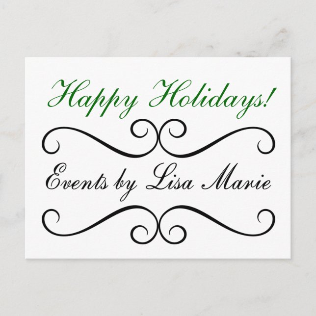 Cartes postales pour les fêtes (Devant)