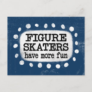 Cartes postales pour les patineurs artistiques s'a