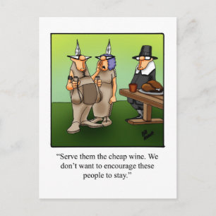 Cartes postales pour l'Humour de Thanksgiving