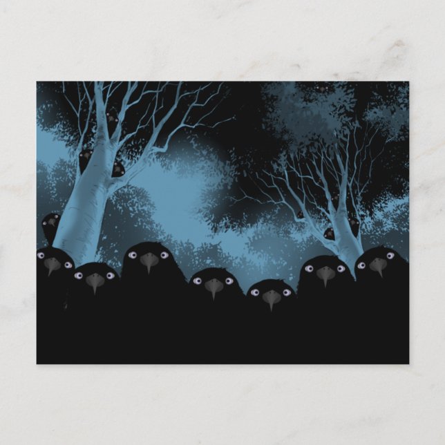 Cartes postales pour manger des corbeaux (Devant)