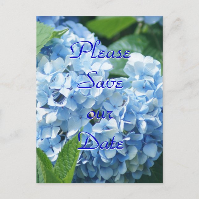 Cartes postales pour sauvegarder notre date - Hydr (Devant)