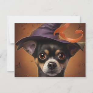 Cartes Postales Puppy Halloween
