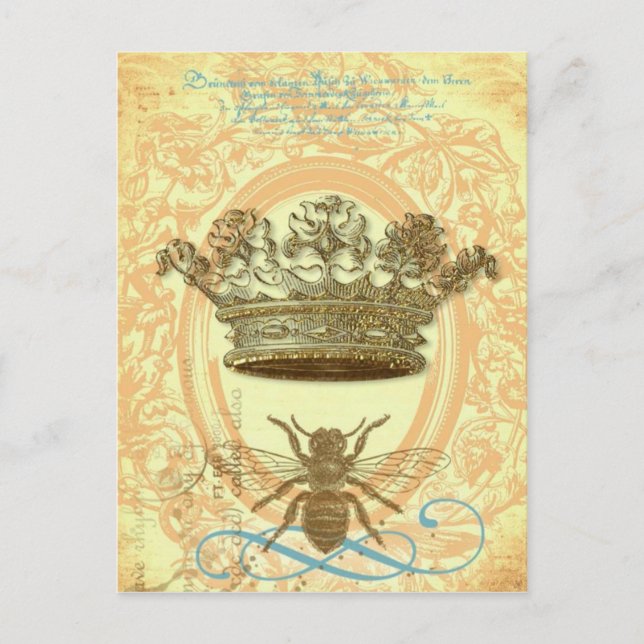 Cartes postales Queen Bee ou invitations (Devant)