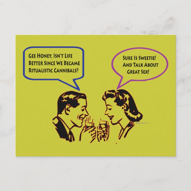 Cartes postales Ritualistes Cannibales (Devant)