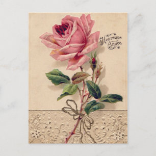 Cartes postales Rose vintage