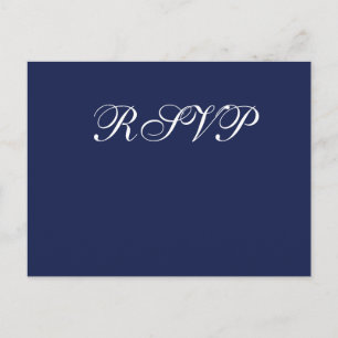 Cartes postales RSVP Blue Nautical Wedding