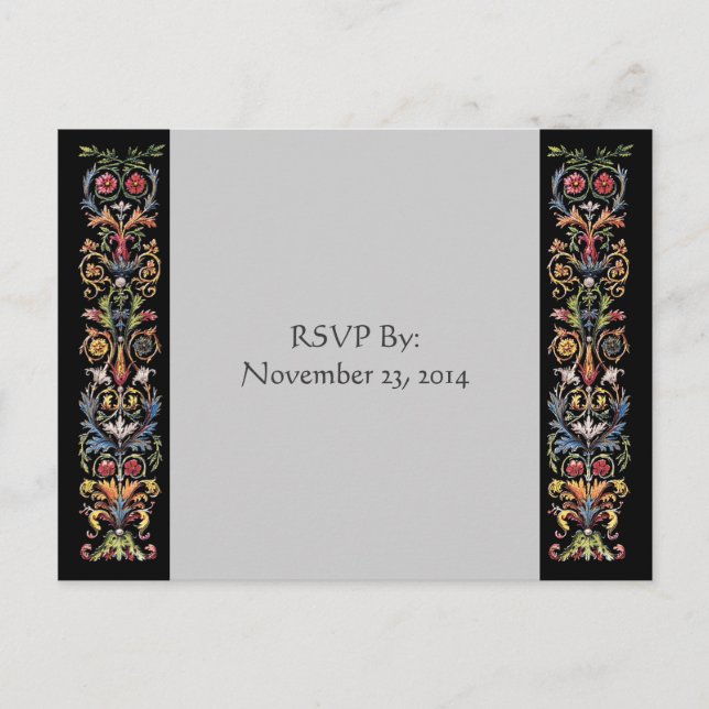 Cartes postales RSVP Illuminées Art Grey Personnal (Devant)