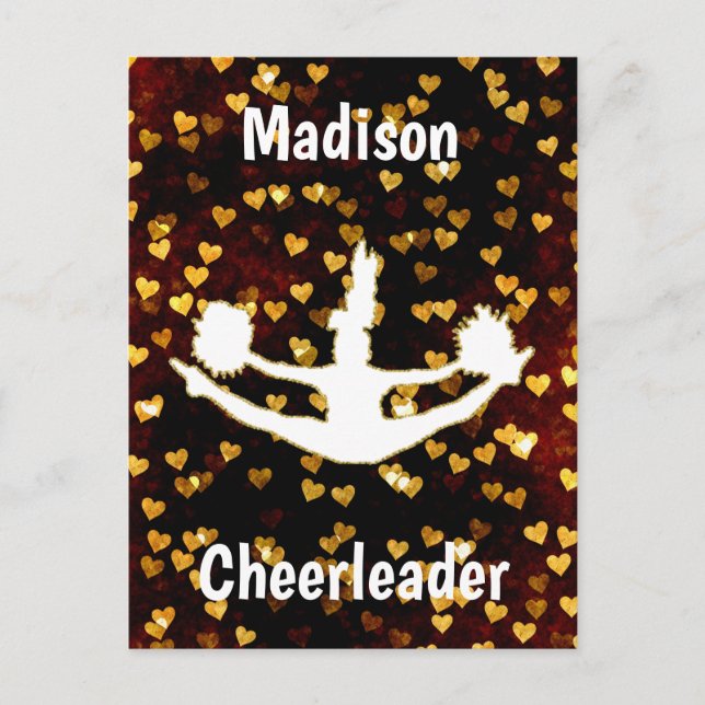 Cartes postales Rustique Flottant Hearts Pom-pom g (Devant)