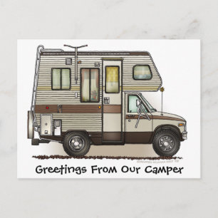 Cartes postales RV Camper de classe C