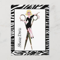 Cartes postales Shear Diva
