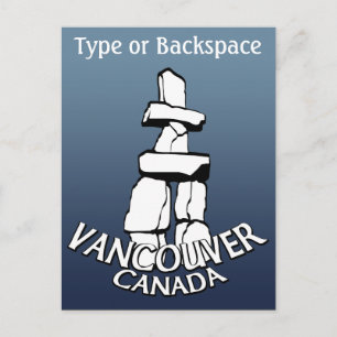 Cartes postales Souvenir de Vancouver Cartes inuks