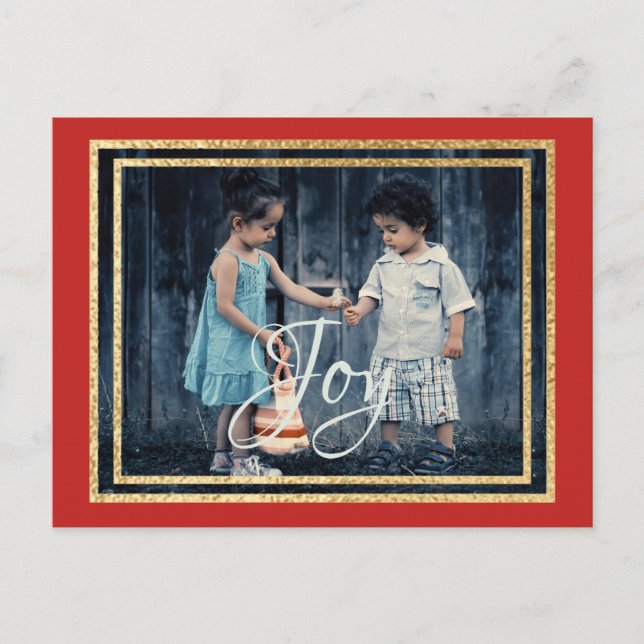 Cartes postales standard Rouges de Noël/Encres ver (Devant)