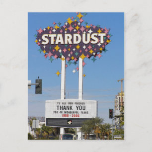 Cartes postales Stardust Las Vegas Marquee