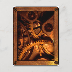 Cartes postales Steampunk Gears