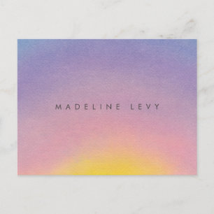 Cartes postales Sunrise Minimaliste Moderne