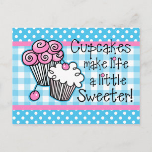 Cartes postales Sweet Cupcakes