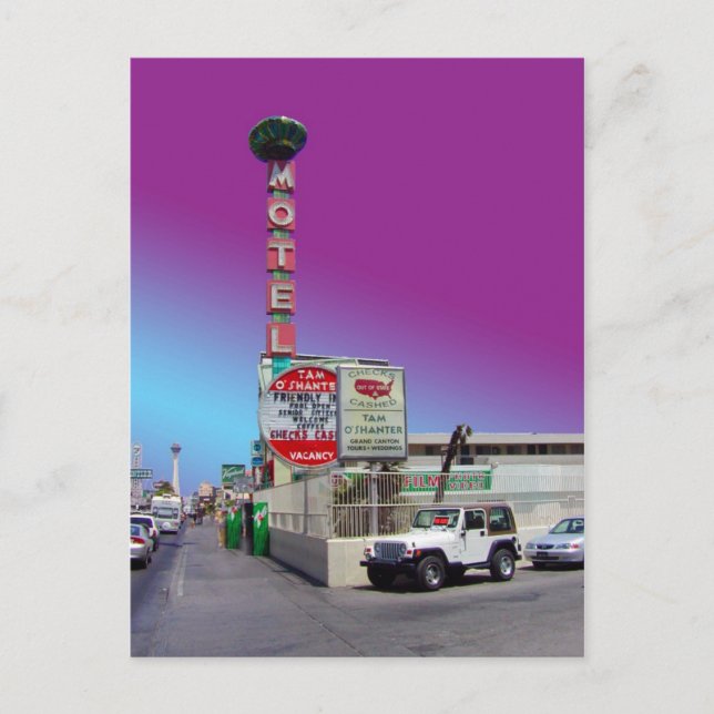 Cartes postales Tam O'Shanter Motel Las Vegas (Devant)
