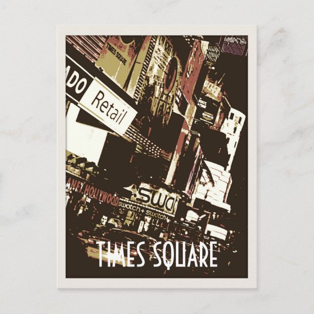 Cartes postales Times Carré Art (Devant)
