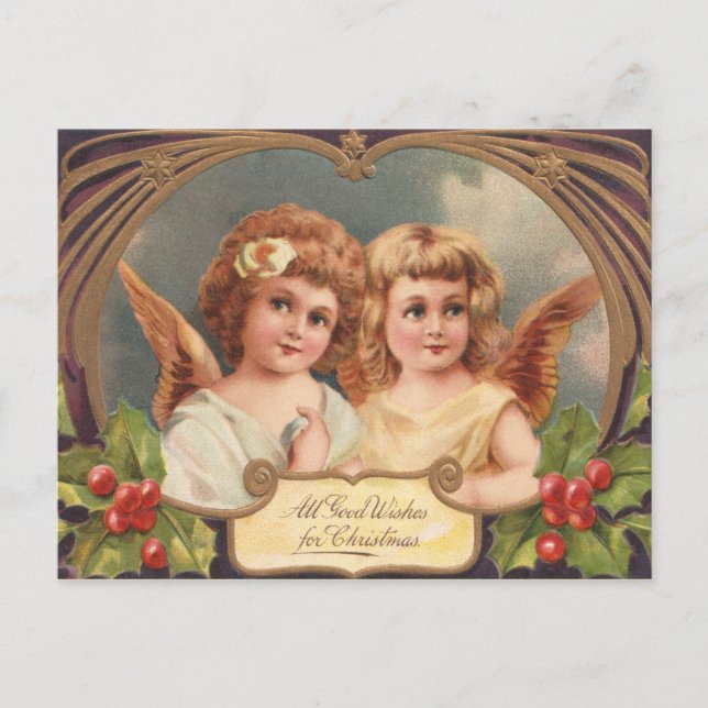 Cartes postales Victorian Christmas Angel (Devant)
