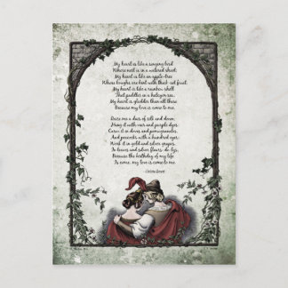 Cartes postales victoriennes "Amour" de Rossetti