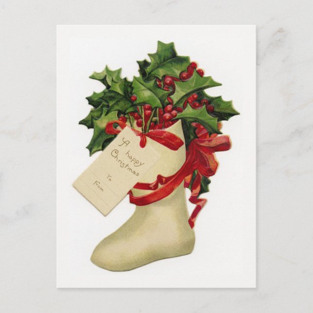 Cartes postales victoriennes et Holly (Devant)