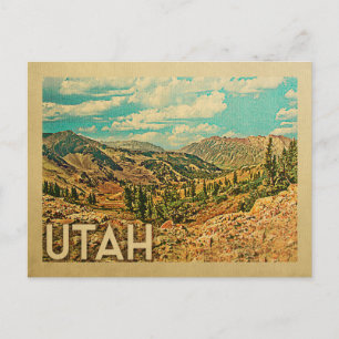 Cartes postales Vintage voyage Utah