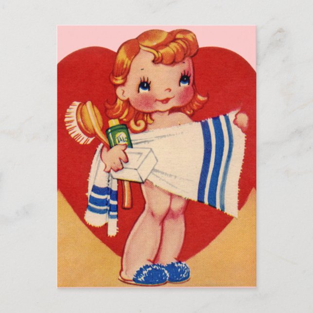 Cartes postales vintages Valentine (Devant)