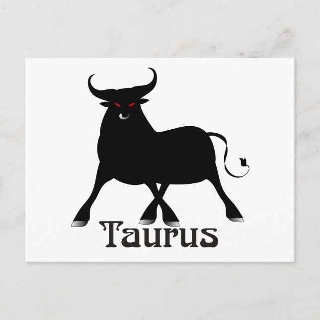 Cartes postales Whimsical Taurus (Devant)